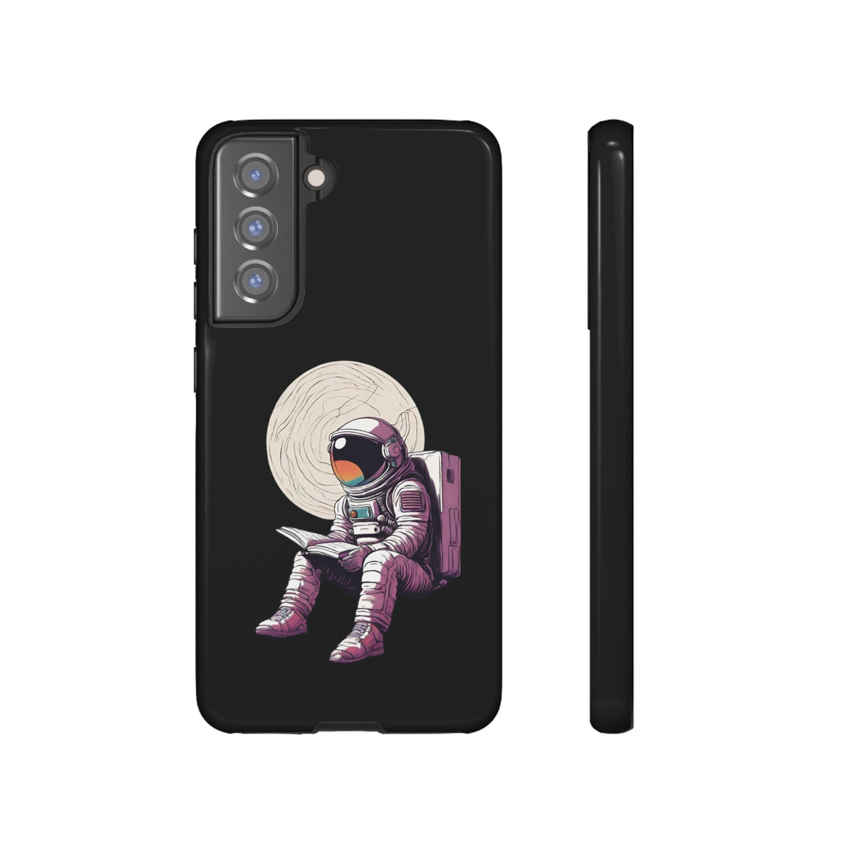 Space Art Samsung Galaxy Mobile Cases | Astronaut Design