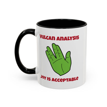 Vulcan Analysis Funny Spock Christmas Accent Mug-welovescifi.net