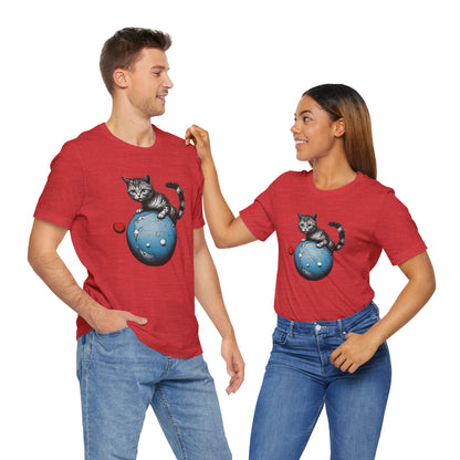 Space Player Cat 3 Sci-Fi T-Shirt | We Love Sci-Fi