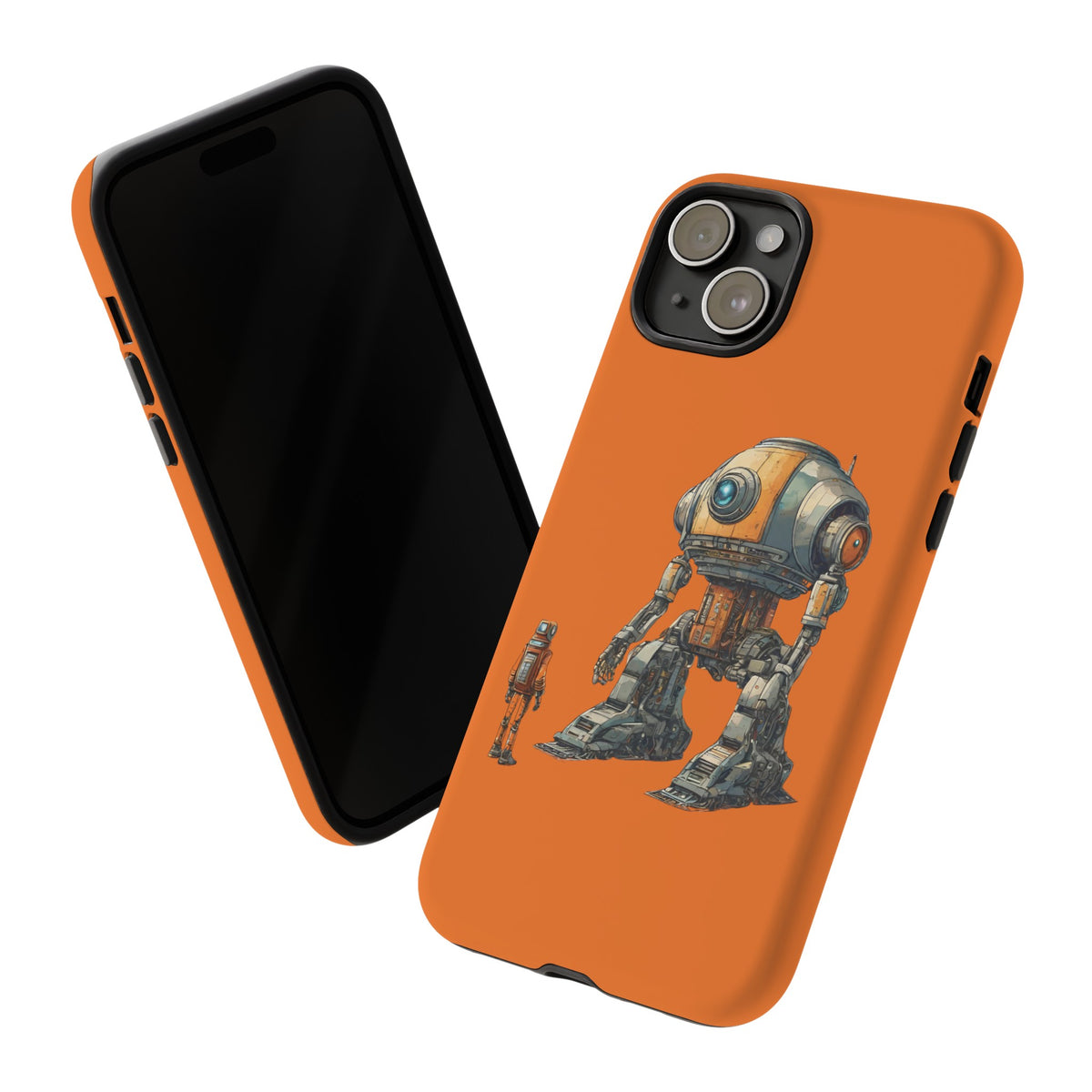 Robot Space Art iPhone Cases | Sci-Fi Tough Mobile Covers