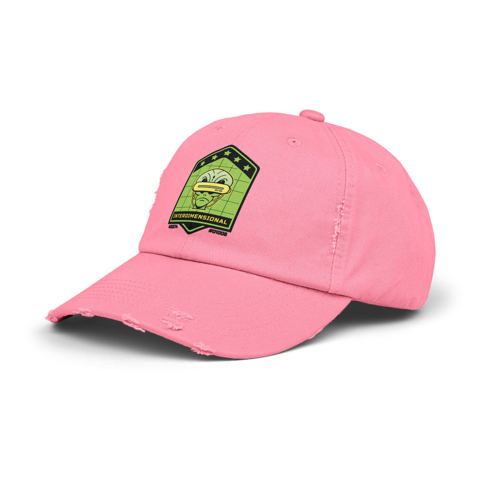 Interdimensional Alien Cap - Unisex Sci-Fi Distressed Hat