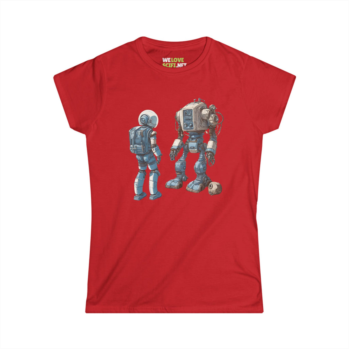 Copy of Space Player Cat SciFi Woman's Tee-welovescifi.net