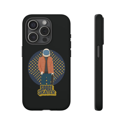 Space Skater Astronaut Sci-Fi Tough iPhone Mobile Cases