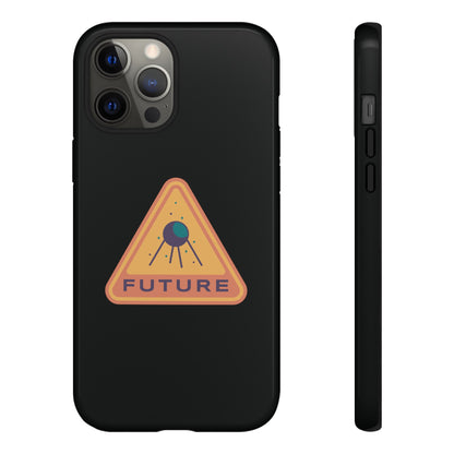 Future Retro Sign SciFi Tough iPhone Mobile Case-welovescifi