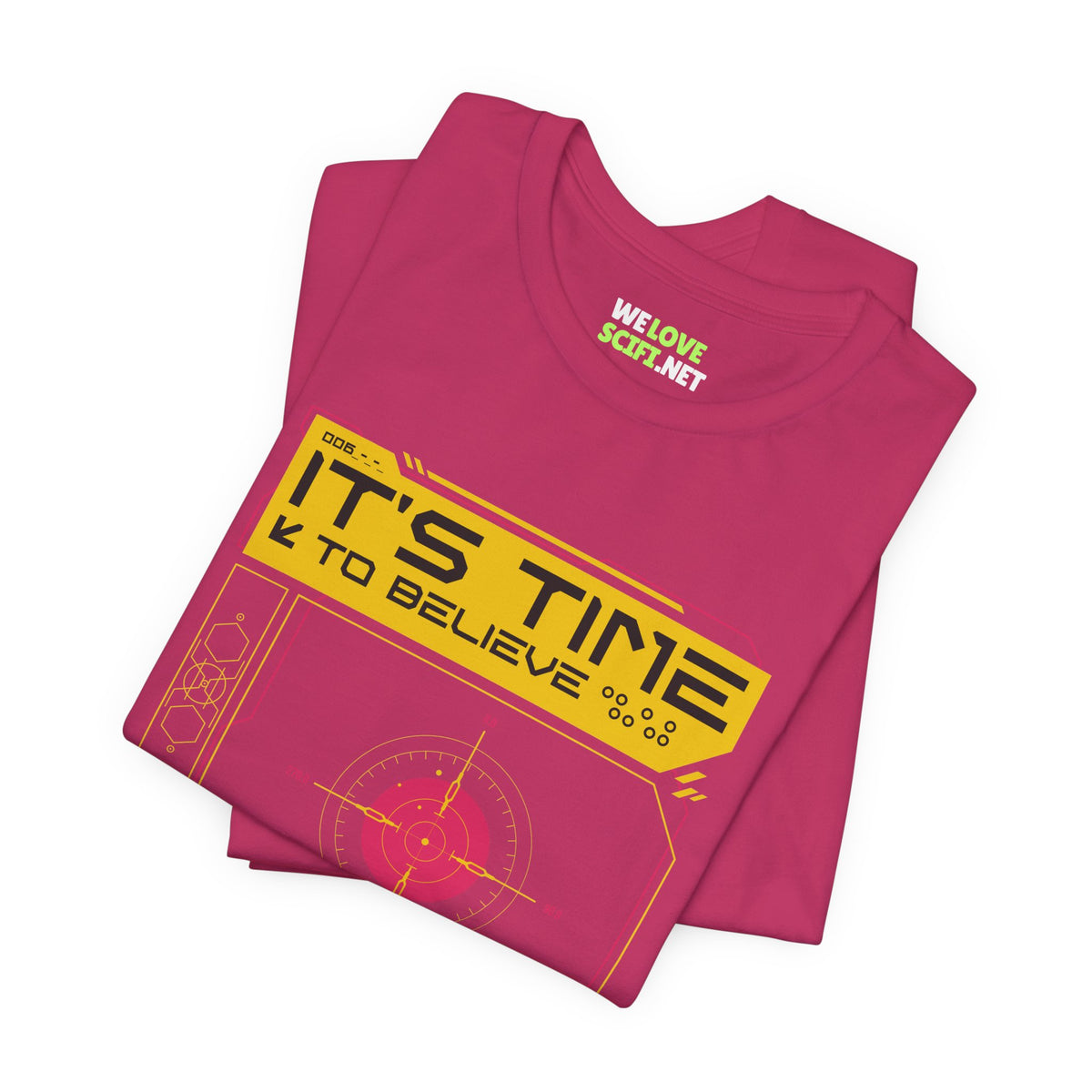 UFO Sci-Fi T-Shirt - 'It's Time to Believe' | WeLoveSciFi