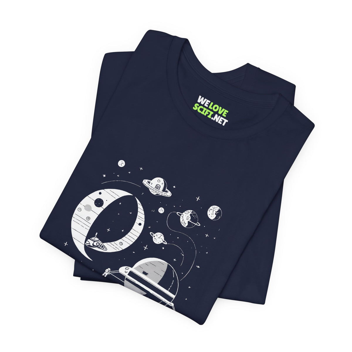 Space Station T-Shirt | No283 Sci-Fi Space Art Tee