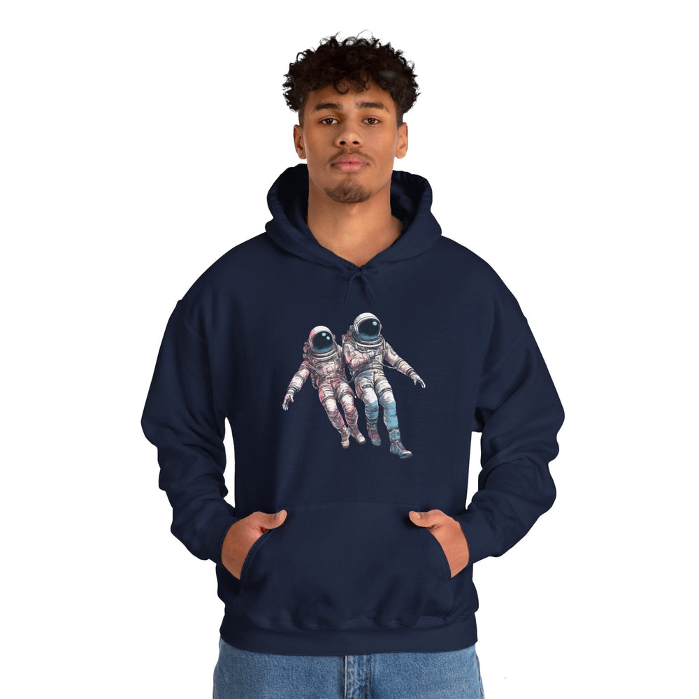 We're Floating As One Astronaut Sci-Fi Hoodie-welovescifi.net