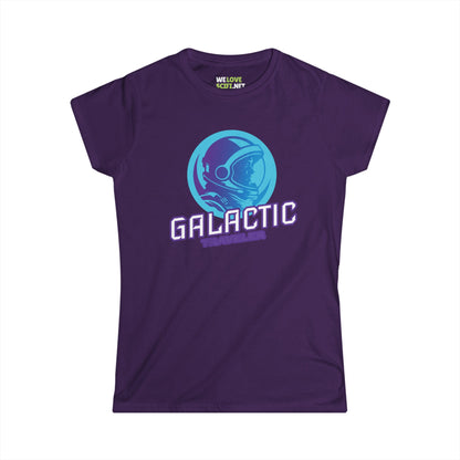 Galactic Traveler Astronaut Woman's Tee-welovescifi.net