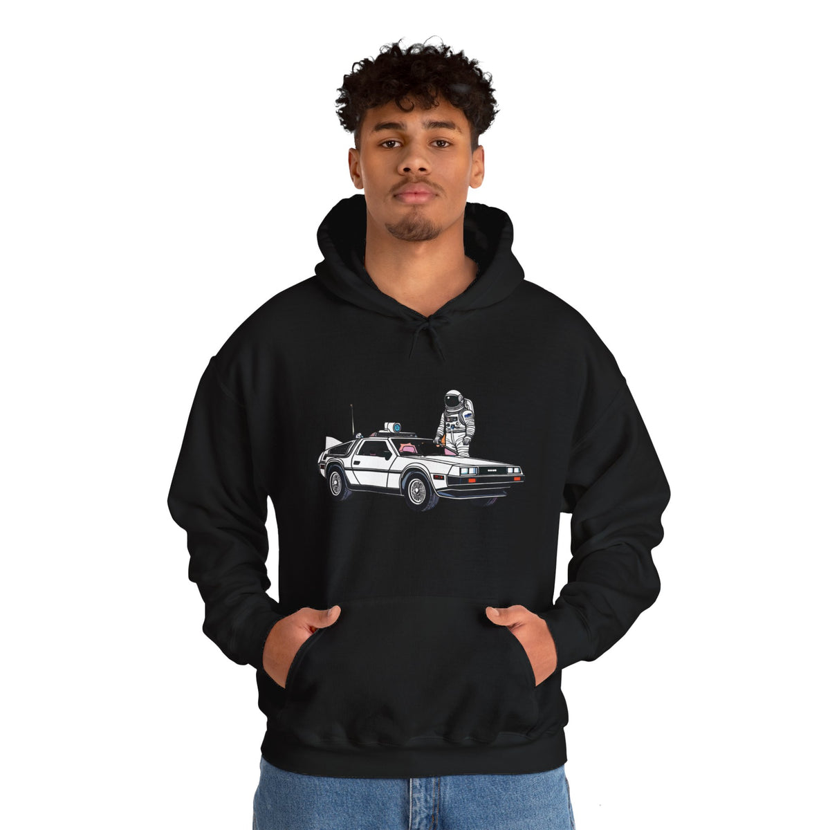 Take a Ride Delorean Astronaut Sci-Fi Hoodie We Love Sci-Fi