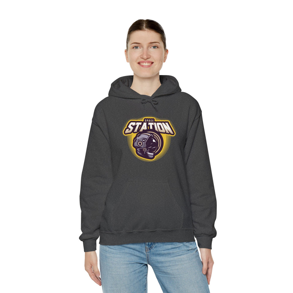 Space Station Hoodie | Sci-Fi Astronaut Design