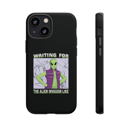 Waiting For The Alien Invasion Like Sci-Fi Tough iPhone Mobile Cases-welovescifi.net