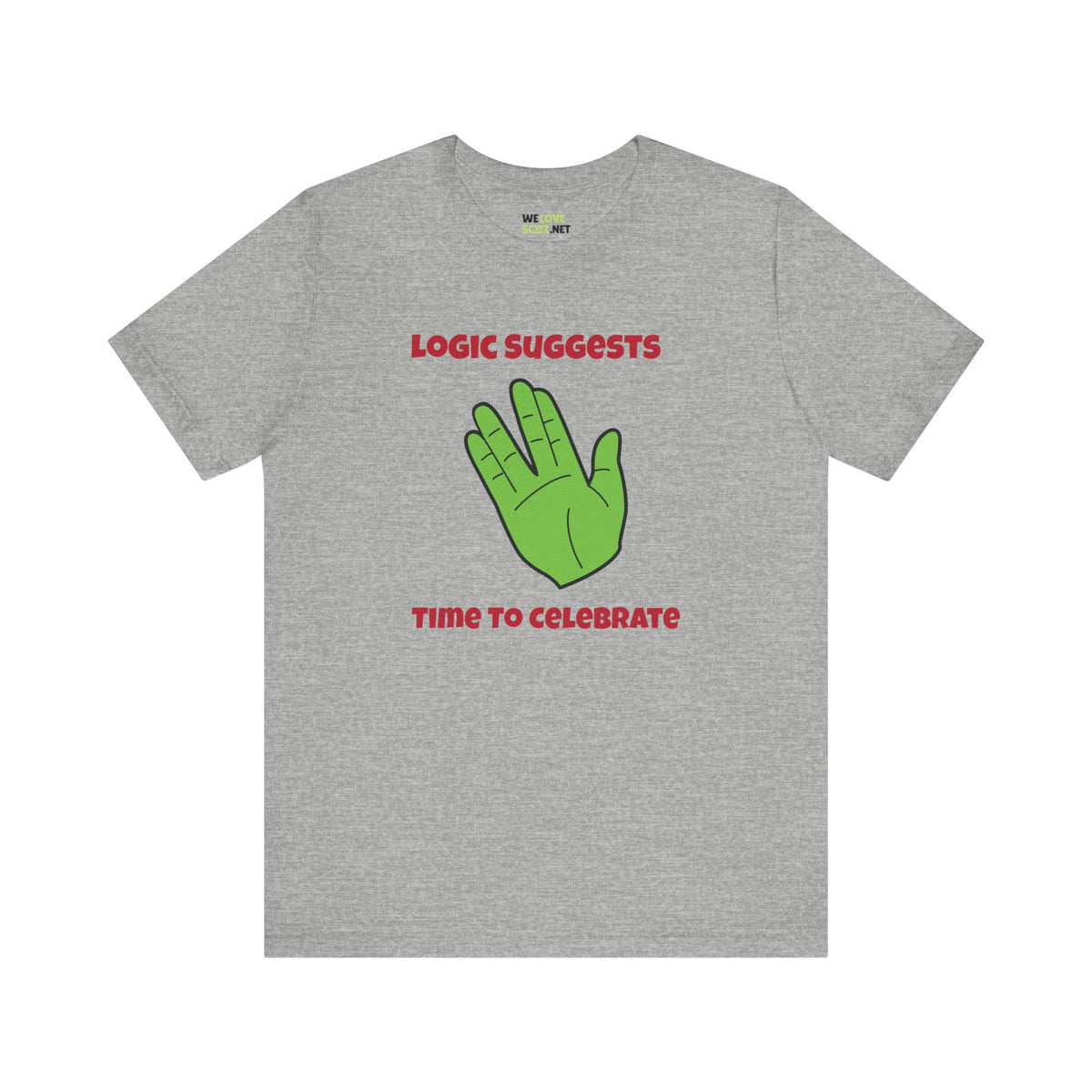 Logic Suggests Funny Spock Christmas Unisex Tee-welovescifi.net