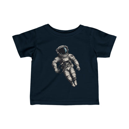 Floating Astronaut SpaceArt Infant Fine Jersey Teewelovescif