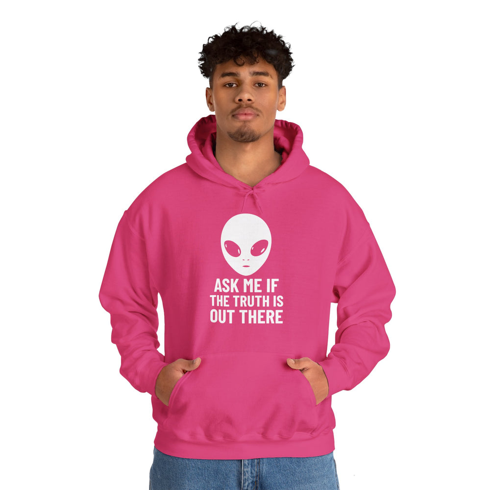 Funny UFO Hoodie - Ask Me If the Truth Is Out There