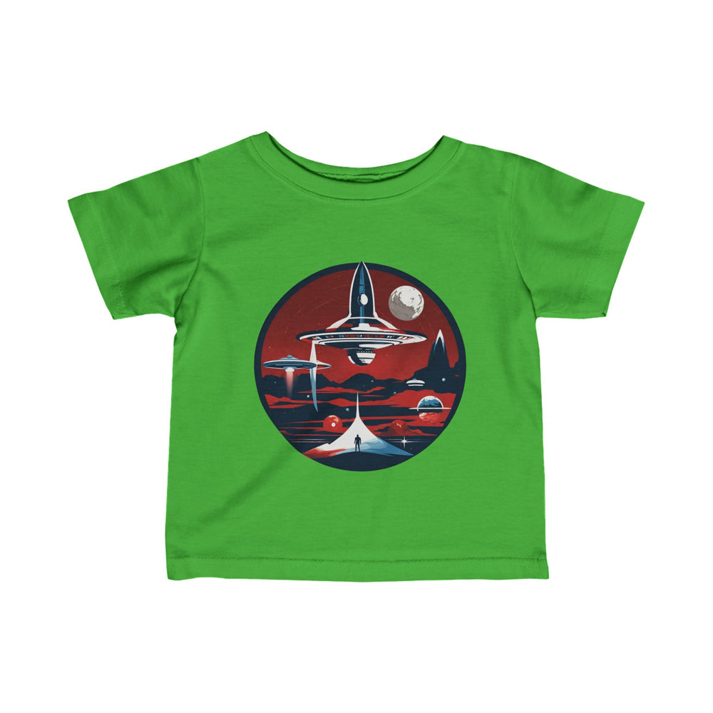 Liftoff Retro Infant SciFi Tee Fine Jersey SciFi Infant Tee