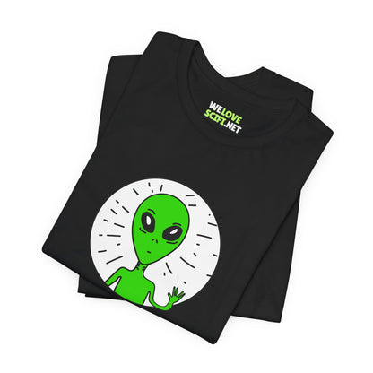 funny UFO t-shirt-Stay Weird Funny UFO Sci-Fi T-Shirt