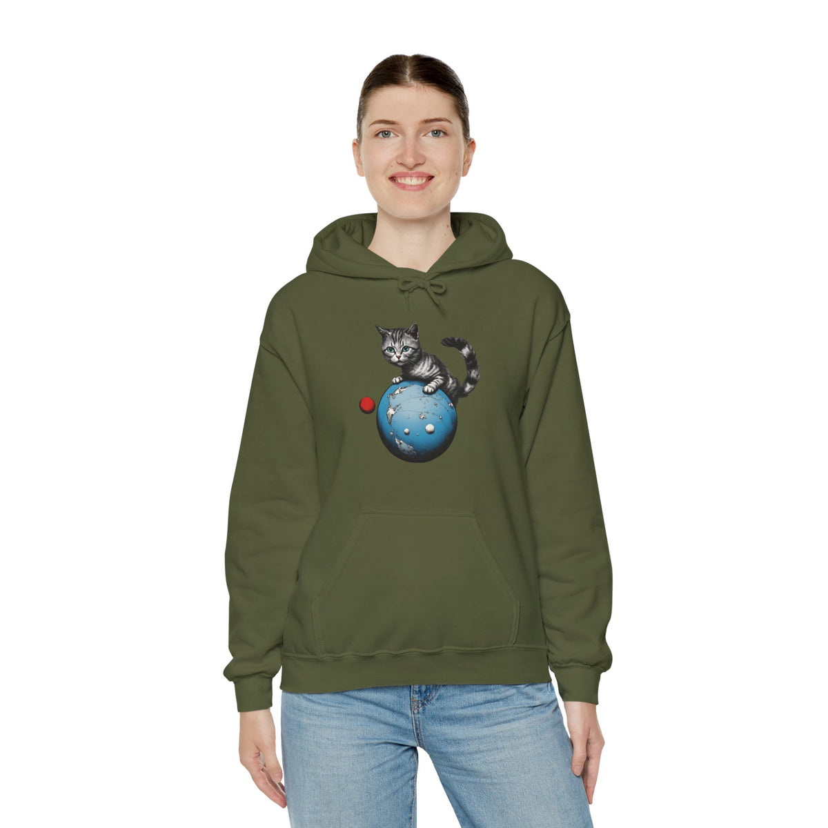 Space Player Cat 3 Sci-Fi Hoodie - Online Store