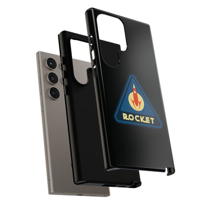 Retro Sci Fi Phone Case | Rocket Retro Sign Samsung Galaxy