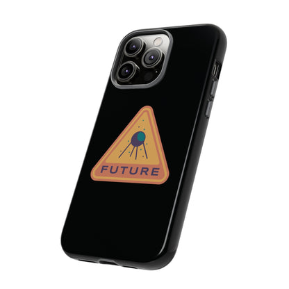 Future Retro Sign SciFi Tough iPhone Mobile Case-welovescifi