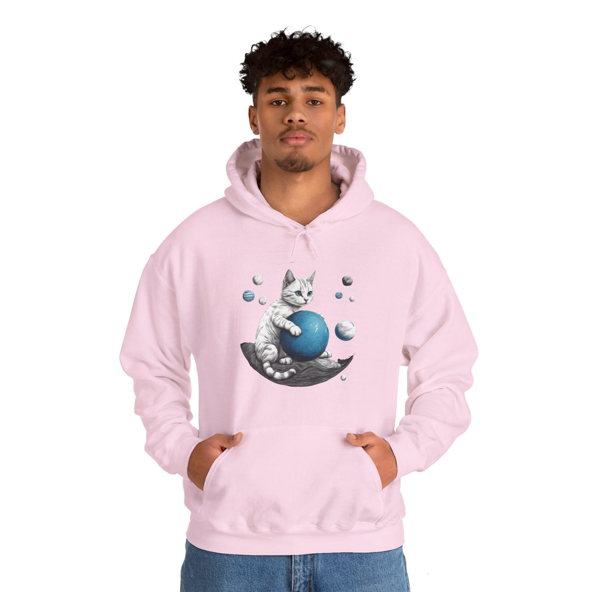 Space Player Cat 2 Sci-Fi Hoodie - Sci-Fi Hoodie