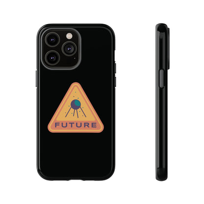 Future Retro Sign SciFi Tough iPhone Mobile Case-welovescifi