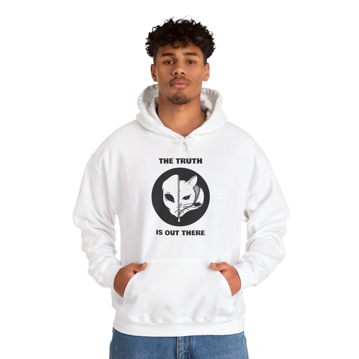 The Truth Is Out There Alien Cat Sci-Fi Hoodie Shop Now