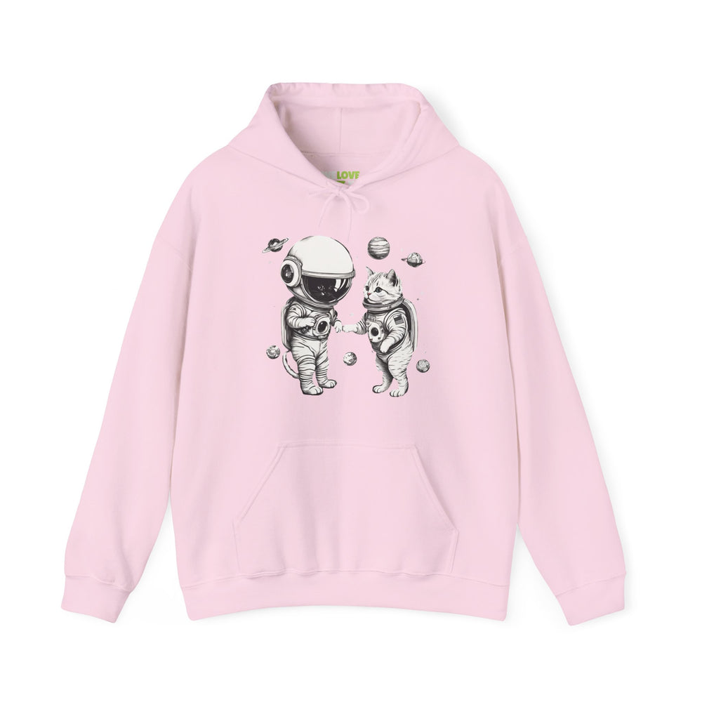 Space Kitties Astronaut Cats Sci-Fi Hoodie