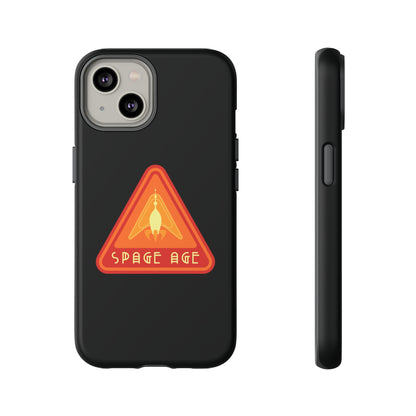 Space Age Retro Sci-Fi Tough iPhone Mobile Cases