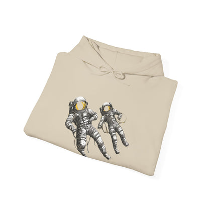 Astronauts Floating Sci-Fi Hoodie-welovescifi.net