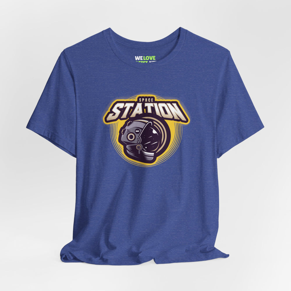 Space Station Astronaut T-Shirt Sci-Fi Shirt for Space Fans