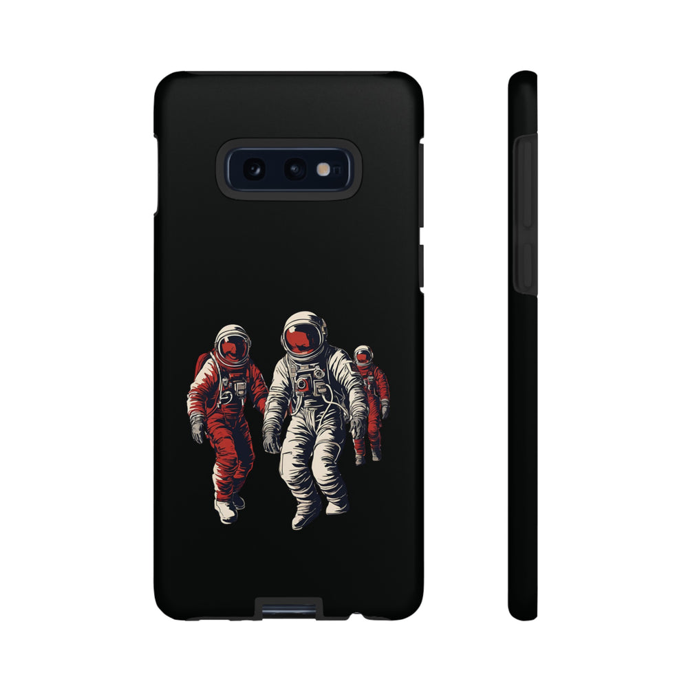 Astronauts In Red SpaceArt Tough Samsung Galaxy Mobile Cases