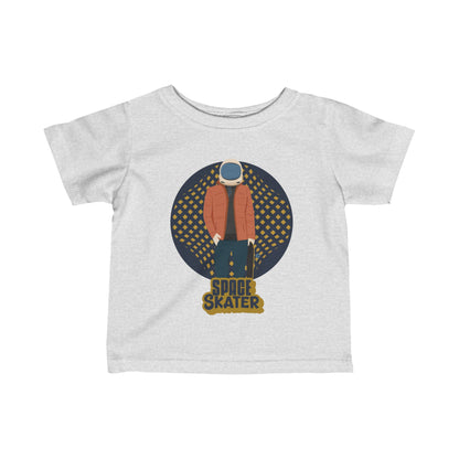 Space Skater Astronaut Infant Fine Jersey Tee