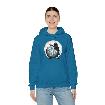 Space Player Cat Sci-Fi Hoodie - We Love Sci-Fi