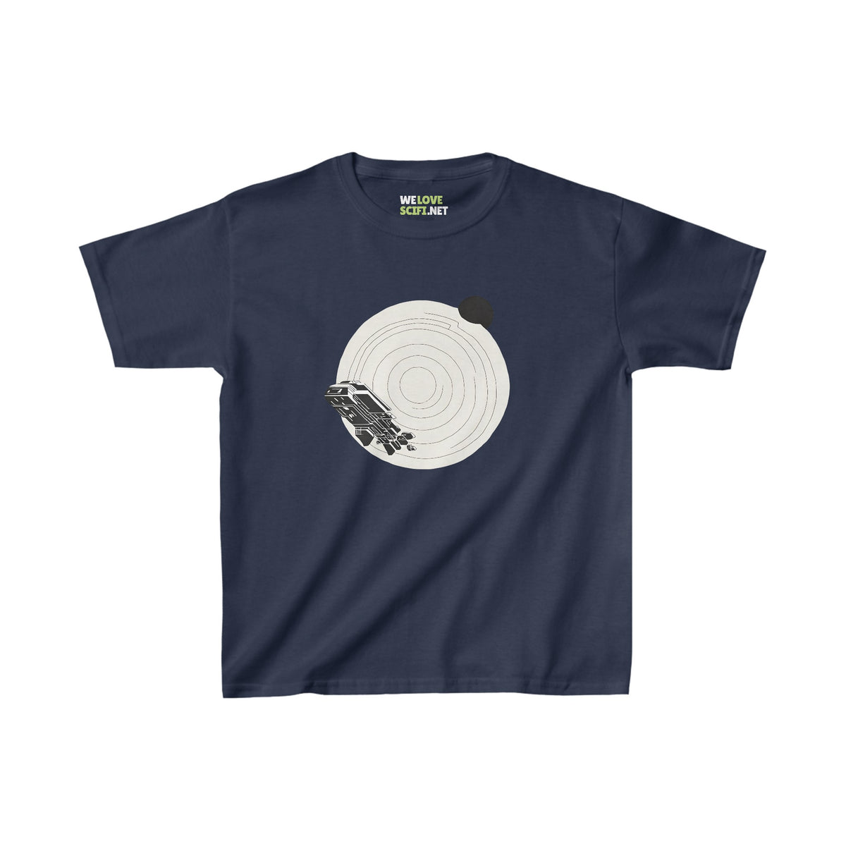 Bye Spaceship SpaceArt Astronaut Kids Heavy Cotton™ Tee