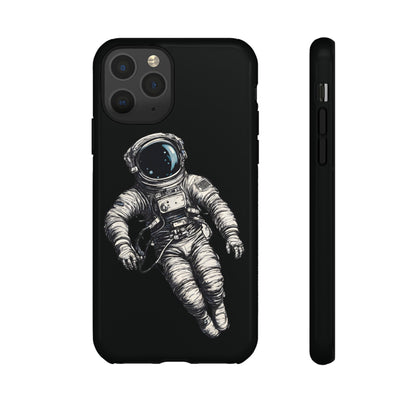 Floating Astronaut SpaceArt Sci-Fi Tough iPhone Mobile Cases