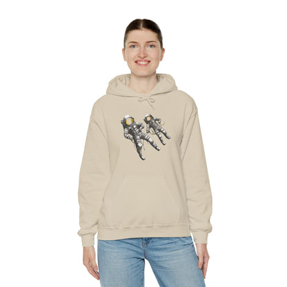 Astronauts Floating Sci-Fi Hoodie-welovescifi.net