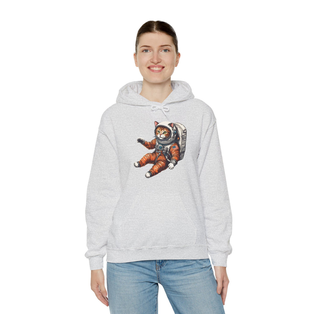 Redhead Spacecat Astronaut Hoodie - Cool Sci-Fi Sweatshirt