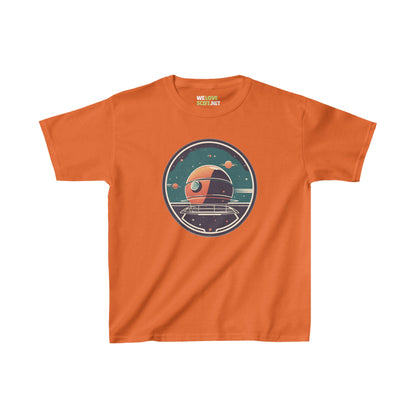 SpaceStation-No15 Kids Heavy Cotton Tee Space Art Astronaut