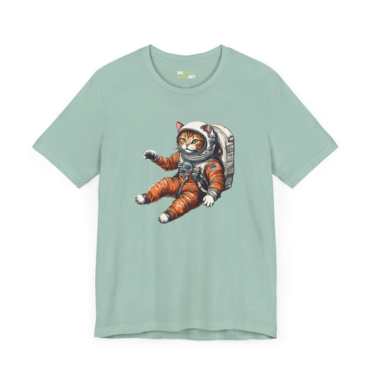 Spacecat Astronaut Sci-Fi T-Shirt - Unique Sci-Fi Apparel