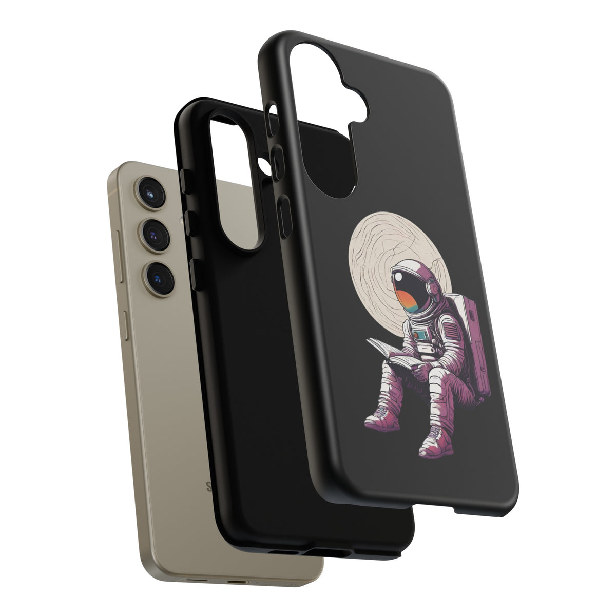 Space Art Samsung Galaxy Mobile Cases | Astronaut Design