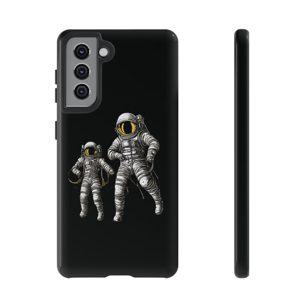 Astronauts Floating Tough Samsung Galaxy Mobile Cases