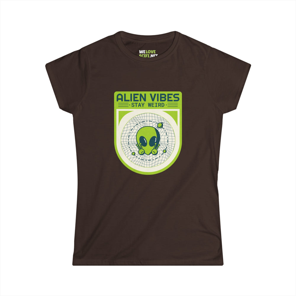 Alien Vibes UFO Woman's Tee-welovescifi.net