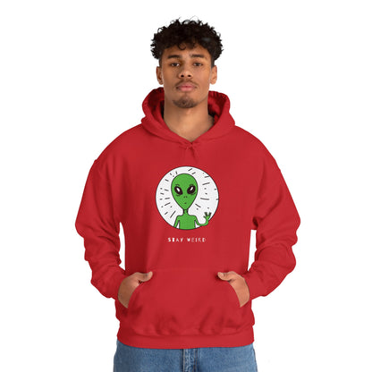 Stay Weird Alien Sci-Fi Hoodie - We Love Sci-Fi