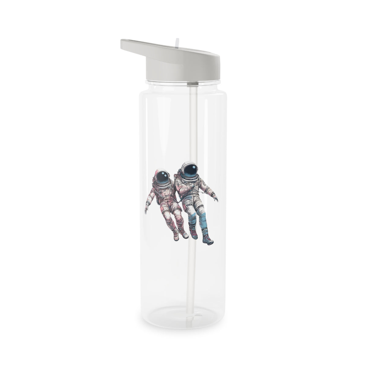 We're Floating As One Astronaut Tritan Water Bottle-welovescifi.net