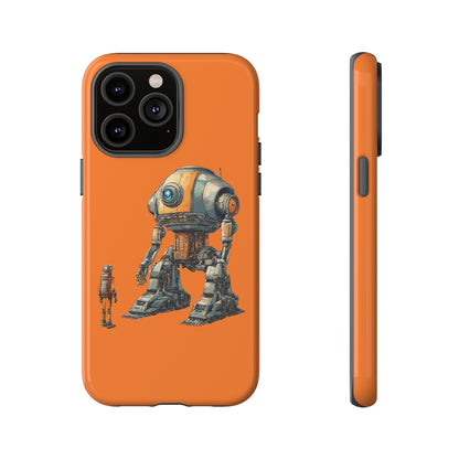 Robot Space Art iPhone Cases | Sci-Fi Tough Mobile Covers