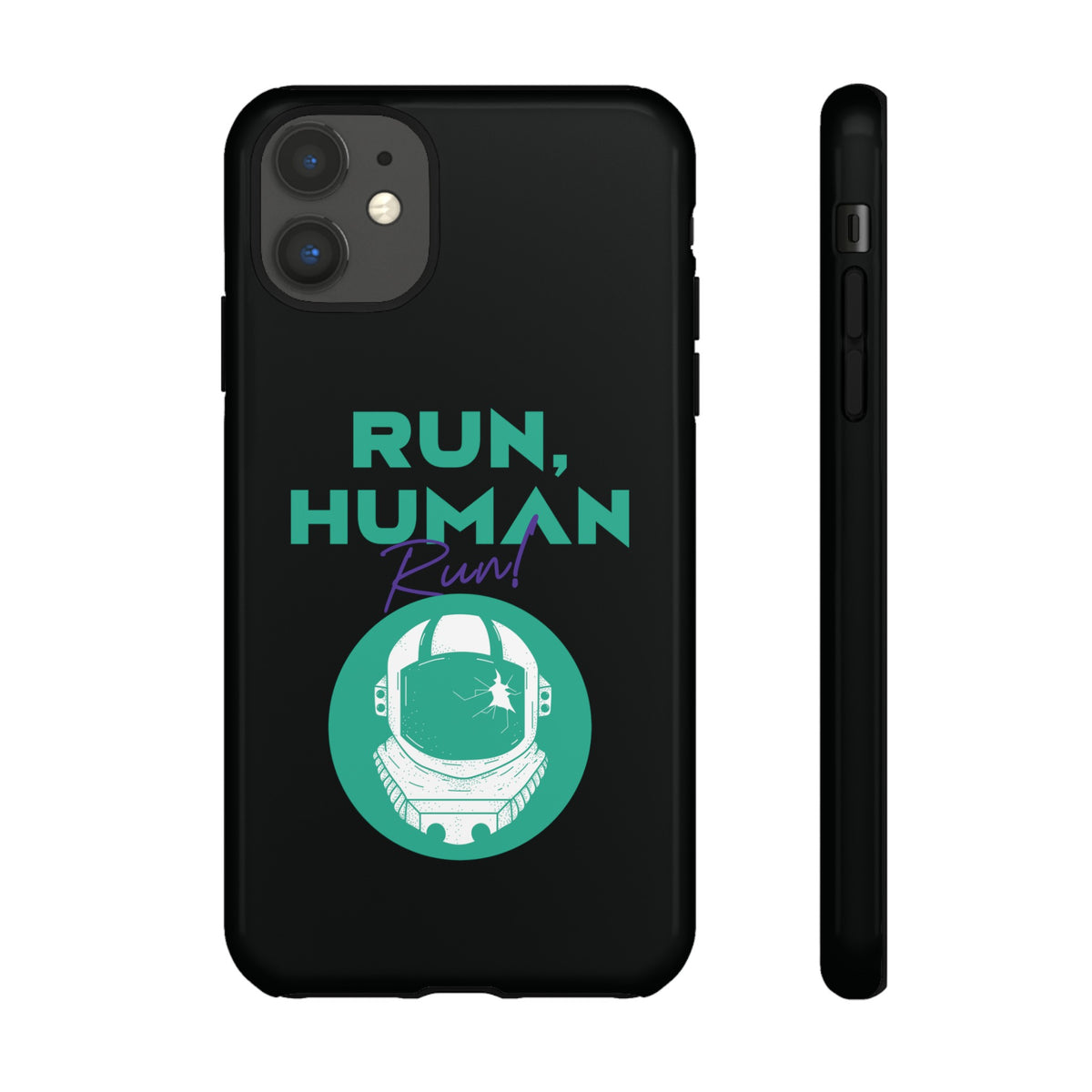 mobile cases-Run Human Run Sci-Fi Tough iPhone Mobile Cases