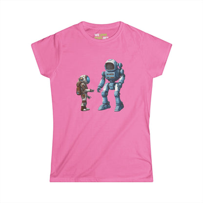 Team Robot Sci-Fi Woman's Tee Shop Trendy Sci-Fi Apparel