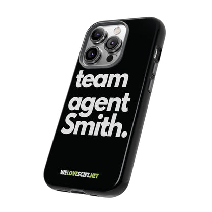 Team Agent Smith Supervillain Tough iPhone Mobile Cases