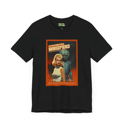 Extraterrestrial Whispers Retro Sci-Fi T-Shirt-welovescifi