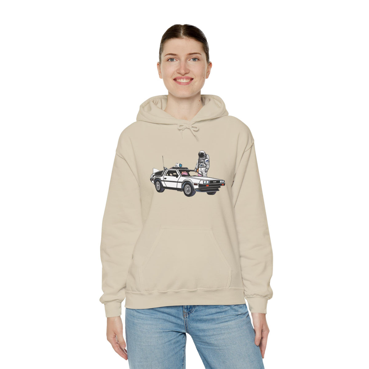 Take a Ride Delorean Astronaut Sci-Fi Hoodie We Love Sci-Fi